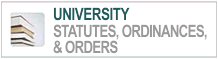 University Acts, Statues and Ordinances